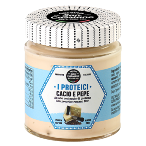 Cacio e pepe proteica