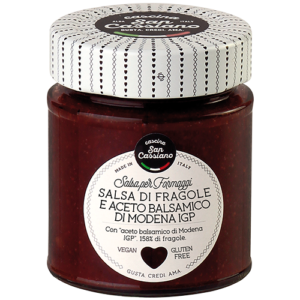 Salsa di fragole e "Aceto Balsamico di Modena IGP"
