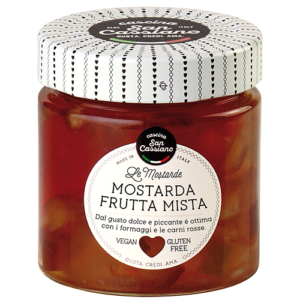 Mostarda di frutta mista (frutti a cubetti)