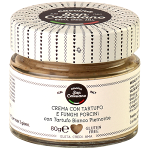 Crema con tartufo e funghi porcini con Tartufo Bianco Piemonte