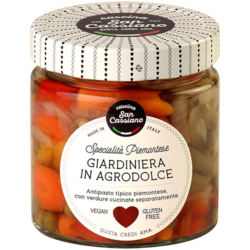 “Giardiniera” sweet and sour mixed vegetables