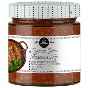 Zuppa di grano saraceno con cavolo nero