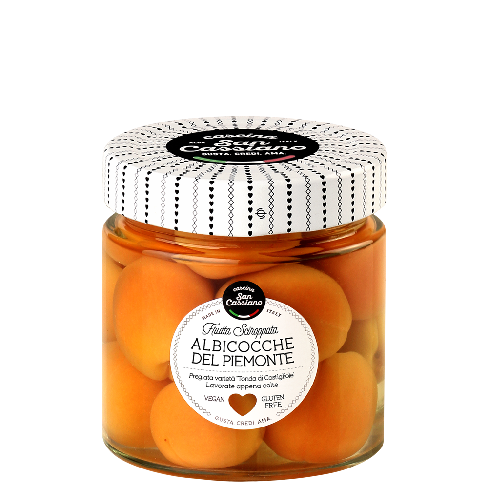 Frutta Sciroppata albicocche piemonte