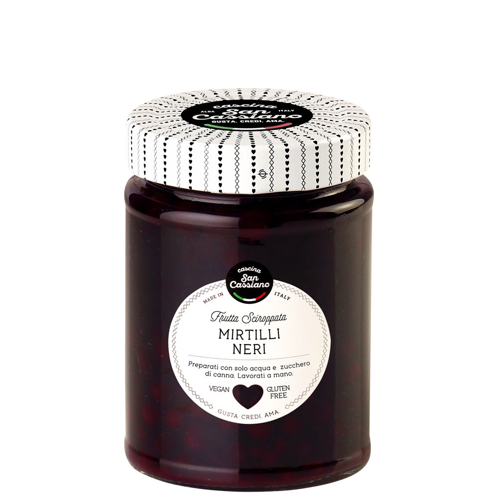 Frutta Sciroppata mirtilli neri