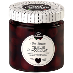 Ciliegie denocciolate sciroppate