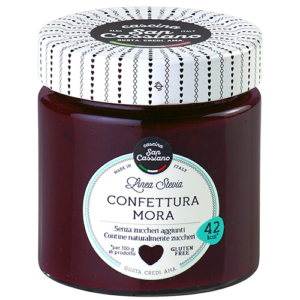 Confettura di mora con stevia