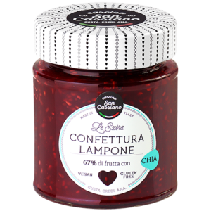 Confettura di lampone con chia