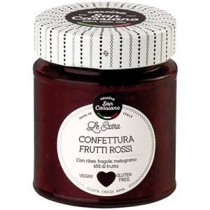 Confettura di frutti rossi (ribes, fragola e melograno)