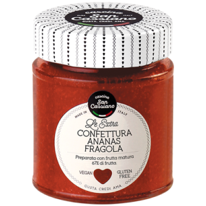 Confettura di ananas e fragola