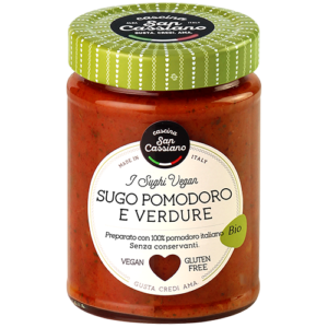 Sugo di pomodoro con verdure biologico