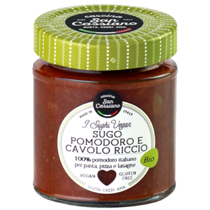Sugo di pomodoro e cavolo riccio biologico