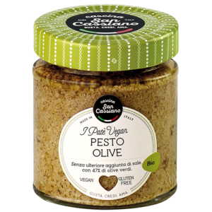 Pesto di olive verdi biologico