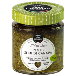 Pesto con  semi di canapa biologico