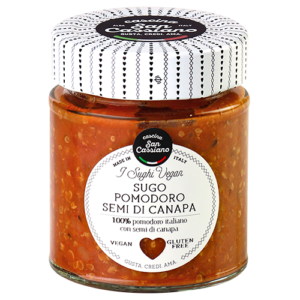 Sugo di pomodoro con semi di canapa