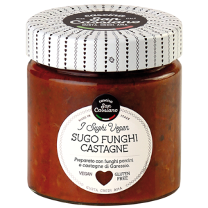 Sugo funghi e castagne