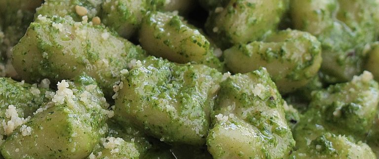 gnocchetti allo zafferano e the matcha NO