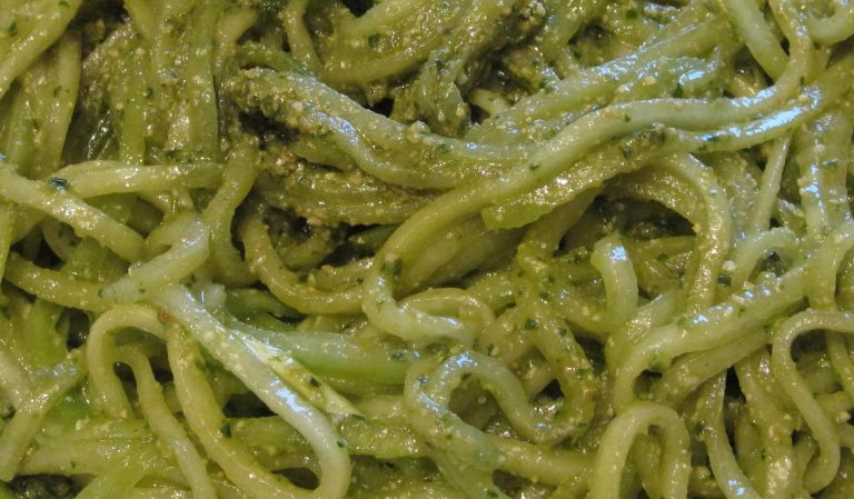 spaghetti in verde NO