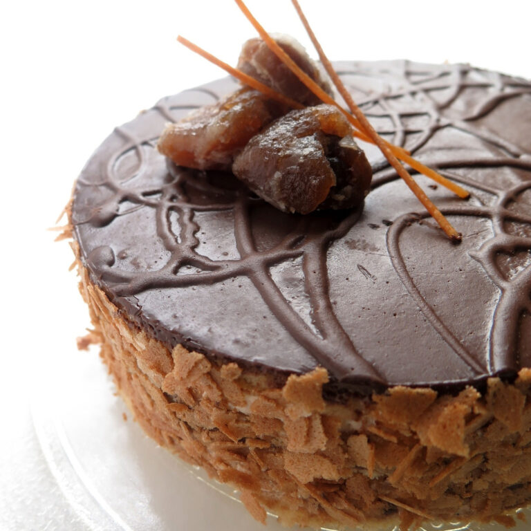 castagne sciroppate torta