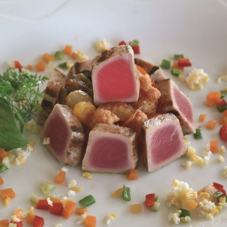 giardiniera con carne rosa