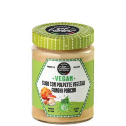 Sugo polpette vegetali Finghi porcini