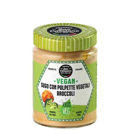 Sugo polpette vegetali Broccoli