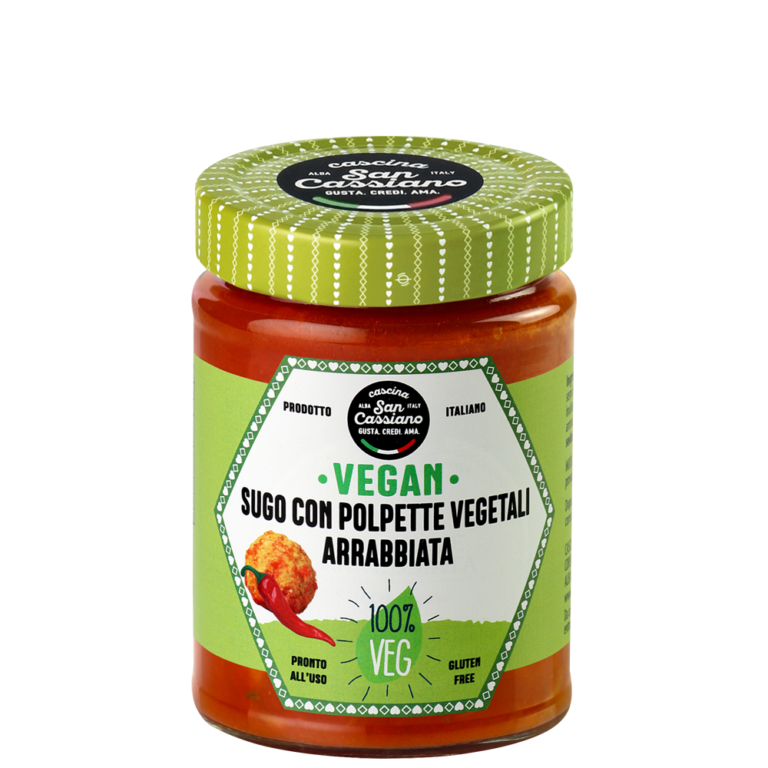 Sugo polpette vegetali Arrabbiata