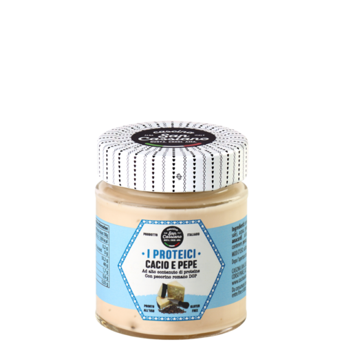 cacio e pepe proteica