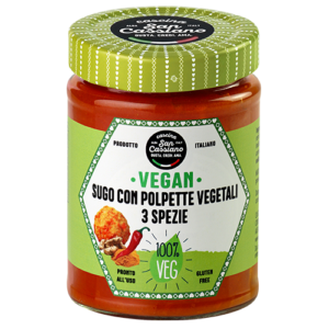 Sugo con polpette vegetali 3 spezie