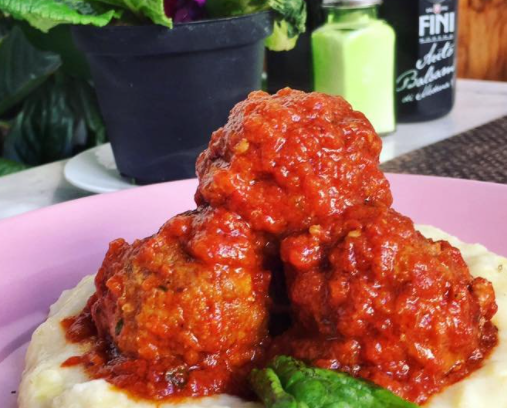 Polpette vegane purea