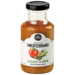 Capperi e olive con colatura di alici