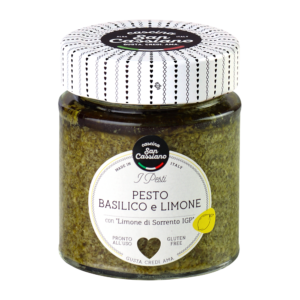 Pesto basilico e Limone di Sorrento I.G.P.
