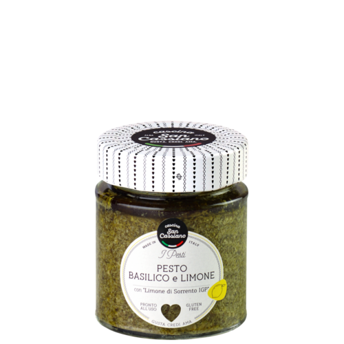 Pesto di basilico con limone di Sorrento