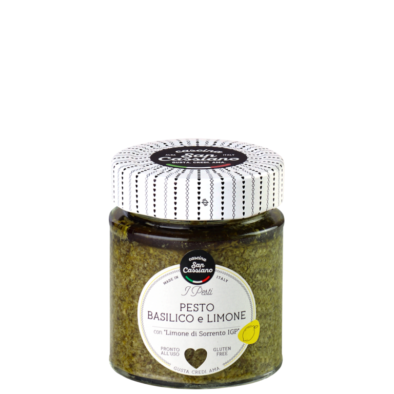 Pesto di basilico con limone di Sorrento