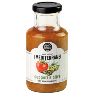 Capperi e olive con colatura di alici