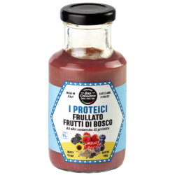 frullato frutti di bosco proteico