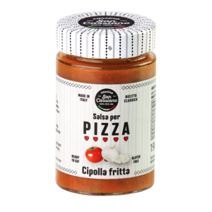 Salsa per pizza con cipolla fritta