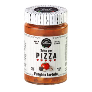 Salsa per pizza ai funghi e tartufo