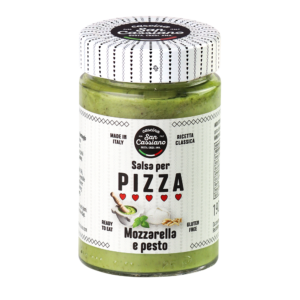 Salsa per pizza Mozzarella e Pesto di basilico