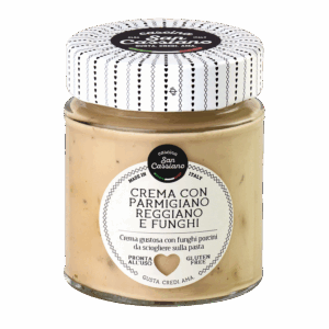 Crema con Parmigiano Reggiano e funghi Porcini