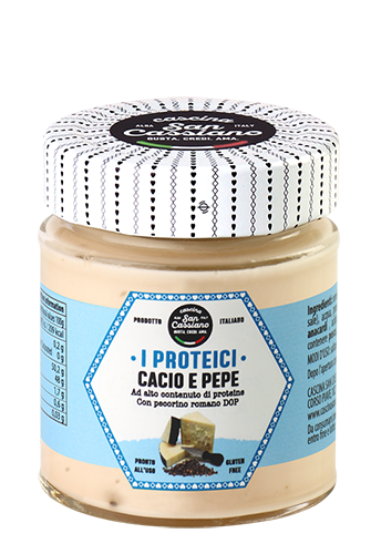 cacio e pepe proteica